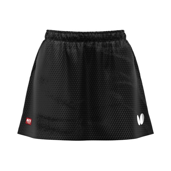 Butterfly Elistar12 Table Tennis Skirt - Black - Front